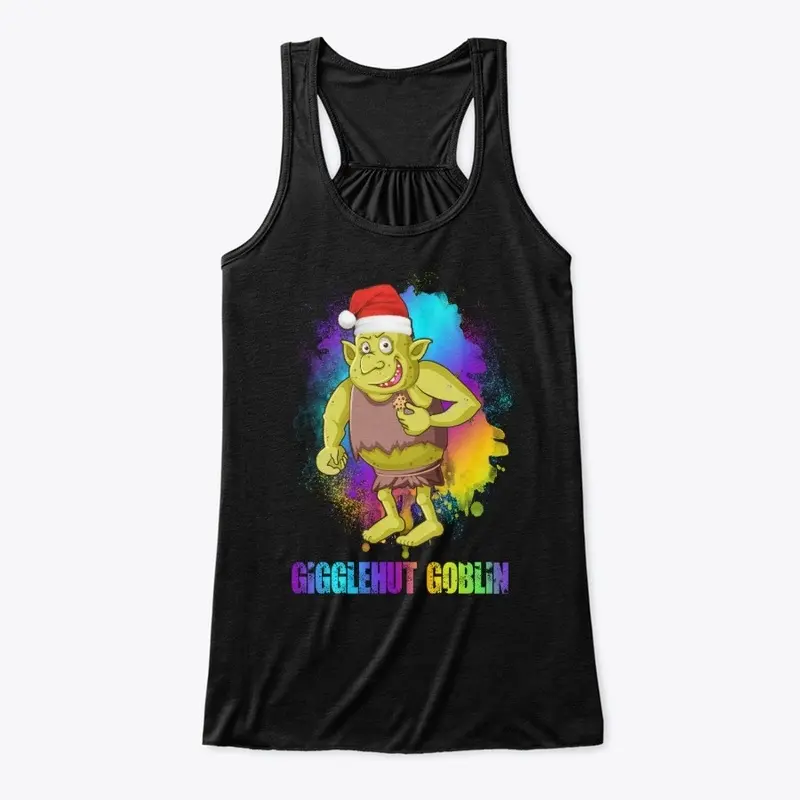 Womens Flowy Tank Top XMAS Goblin