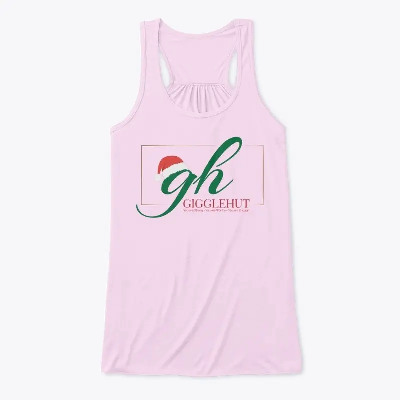 Womens Flowy Xmas Logo Tank